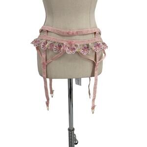 NWT For Love and Lemons Victoria’s Secret Garter April Bloom Size XL